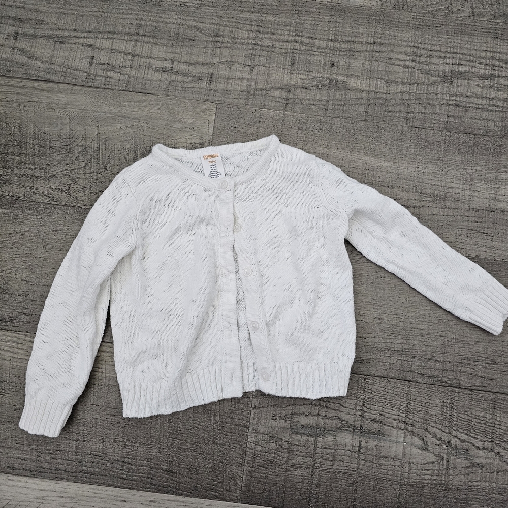 Gymboree white sweater